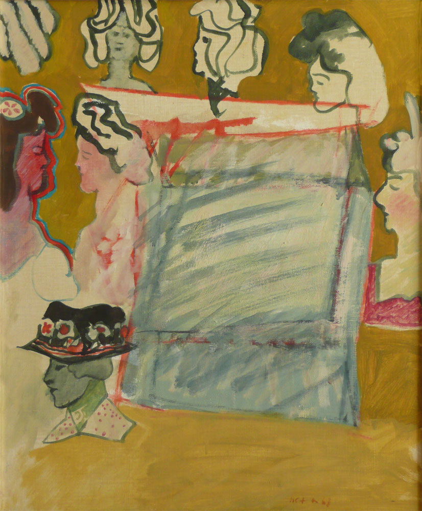 Une valse d’autrefois, 1968, huile sur toile, 38x46cm