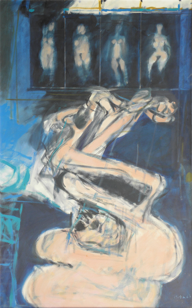 Les corps oubliés, 1967, huile sur toile, 81x130cm
