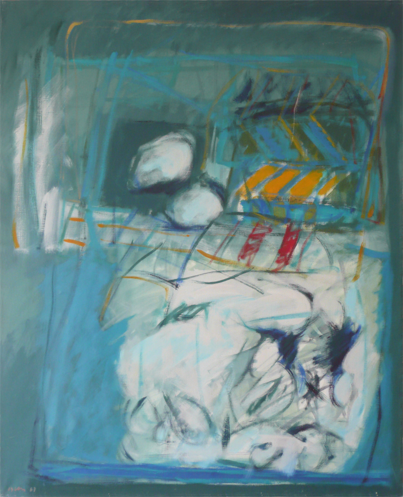 Demeure chaste et pure, IV/1967, huile sur toile, 81x100cm