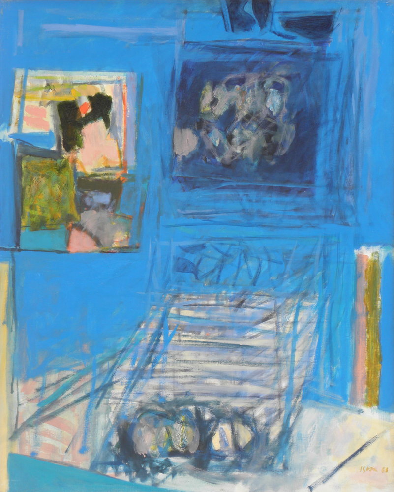 Pris au piège, V/1968, huile sur toile, 81×100