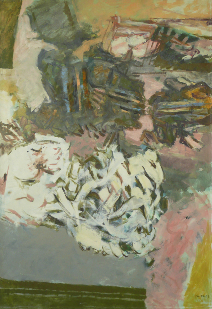 Le présent singulier, X/1964, huile sur toile, 89x130cm