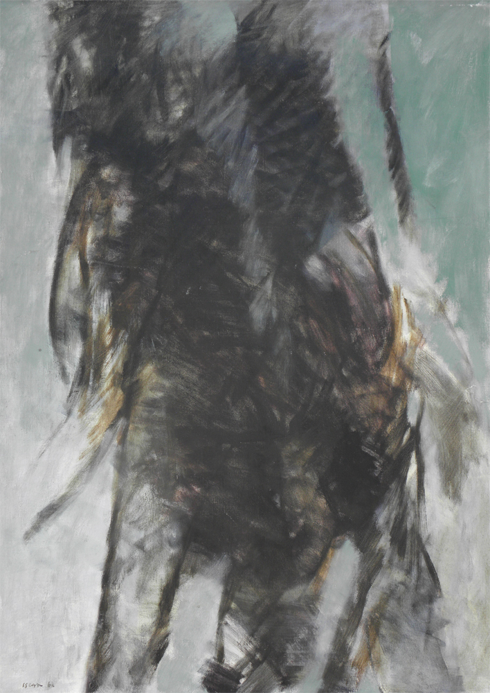 Dans la forêt II, 1962, huile sur toile, 46x65cm